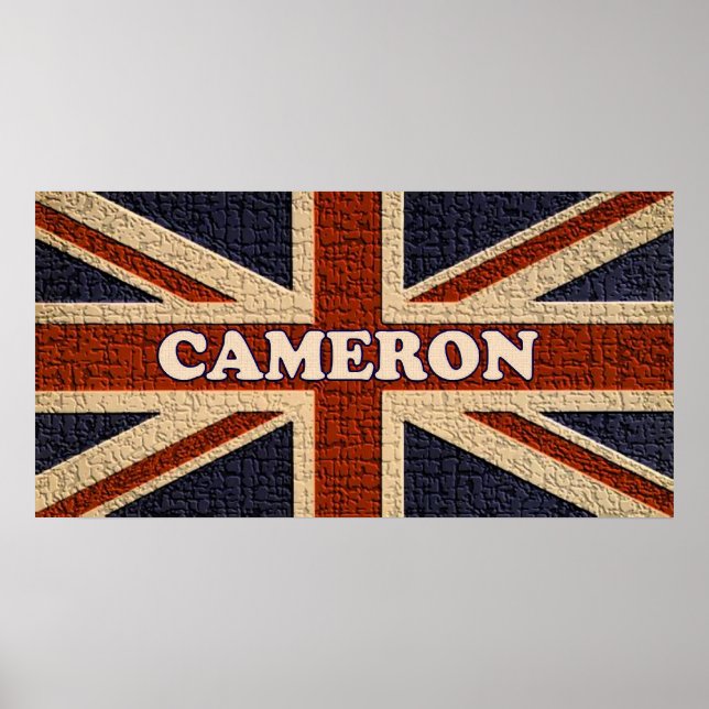 Poster Cameron ~ Élections générales politiques au Royaum (Devant)