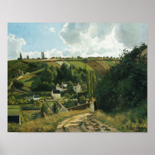 Poster Camille Pissarro - Jalais Hill, Pontoise
