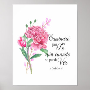 Poster Caminare por fe Póster