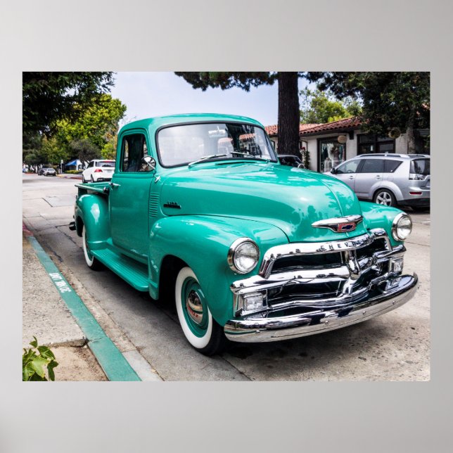 Poster Camion américain vintage (Devant)