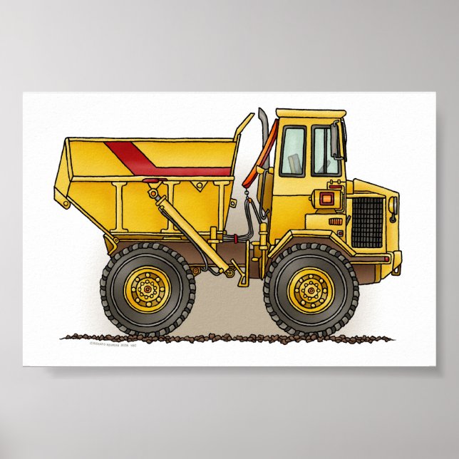 Poster Camion Big Dump (Devant)