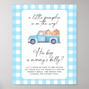 Poster Camion de citrouille - quelle est la taille du ven