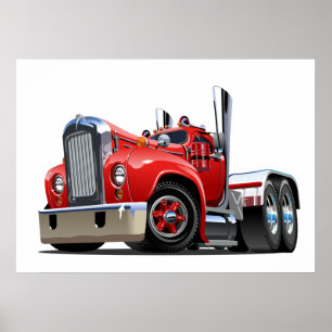 Poster Camion de dessin