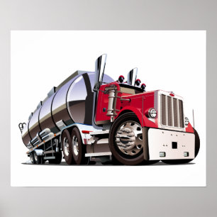 Poster Camion de dessin