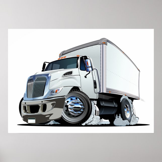 Poster Camion de dessin (Devant)