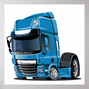 Poster Camion de dessin