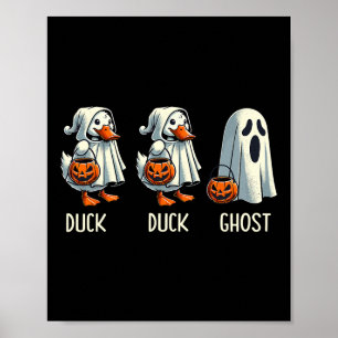 Poster Camion Fantôme De Canard Tronc Ou Treat Trick Ou T
