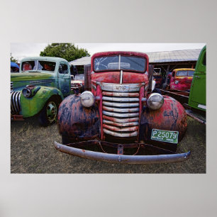 Poster CAMION GMC ERA 40s