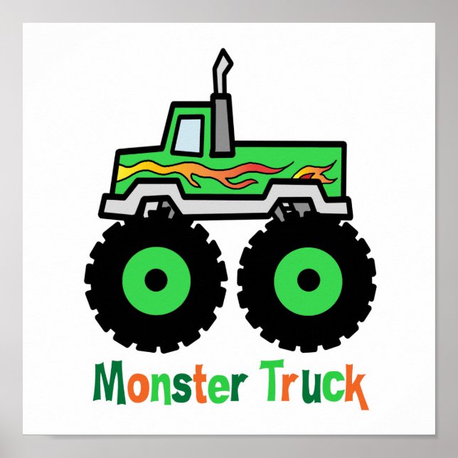 Poster Camion Green Monster (Devant)