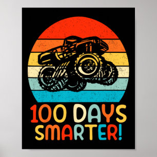 Poster Camion Monster 100 Jours De L'École Maternelle Sma
