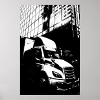 Camion Poid Lourd Posterisé à Montréal Canada