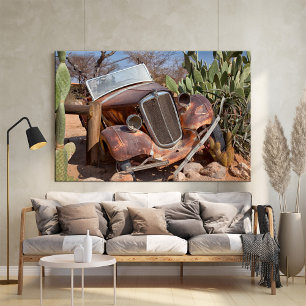 Poster Camion rustique en Namibie Solitaire photo