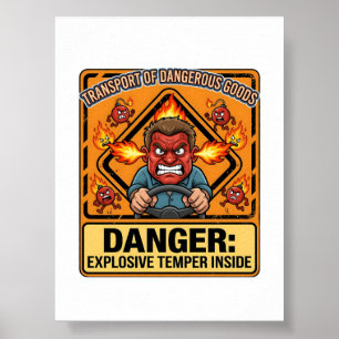 Poster Camionneur à tempérament explosif Téléchargement