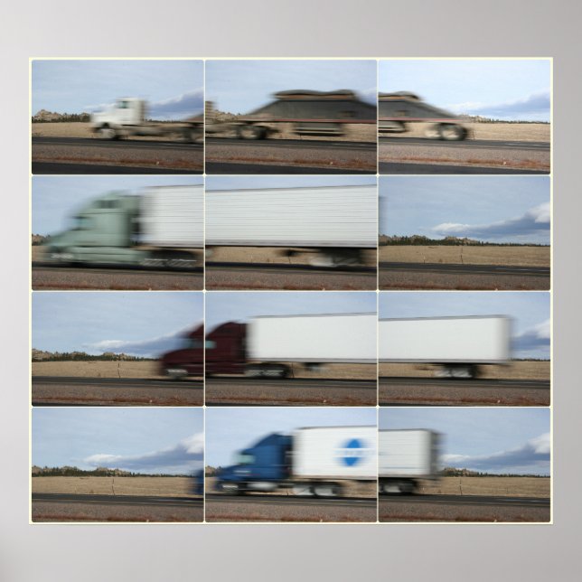 Poster Camions (Devant)