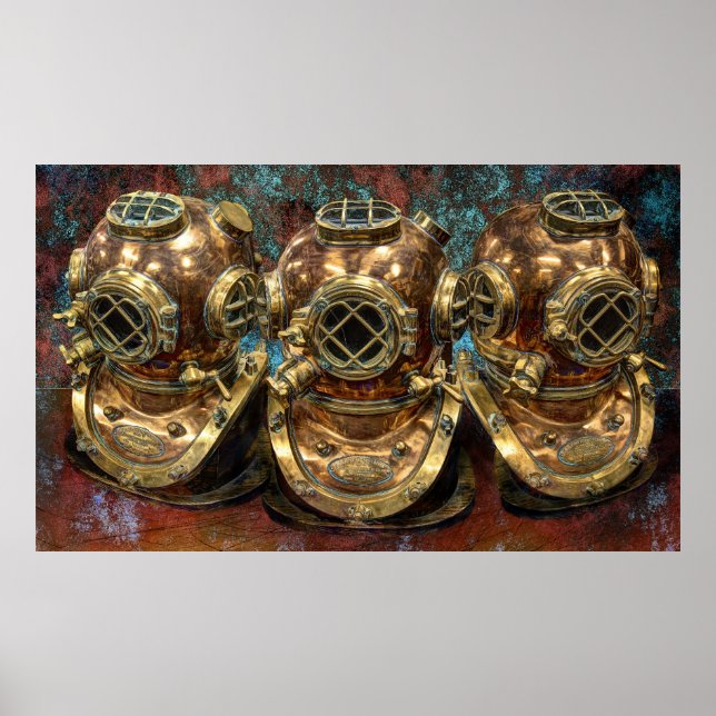 POSTER CAMIONS DE PLONGÉE COMMERCIALE (Devant)