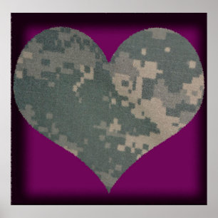 Poster Camouflage Camo de l'armée d'Acu