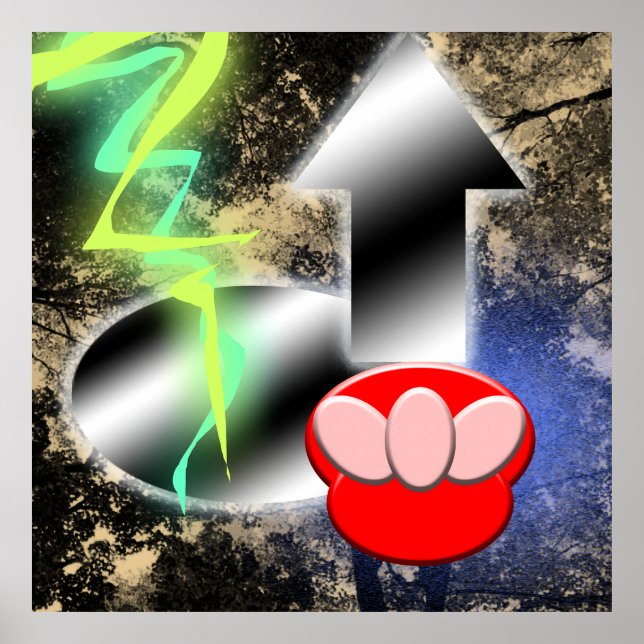 Poster Camouflage naturel (Devant)