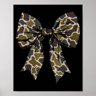 Poster Camouflage Vieux Camo Arc Camo Coquette Arc Chasse