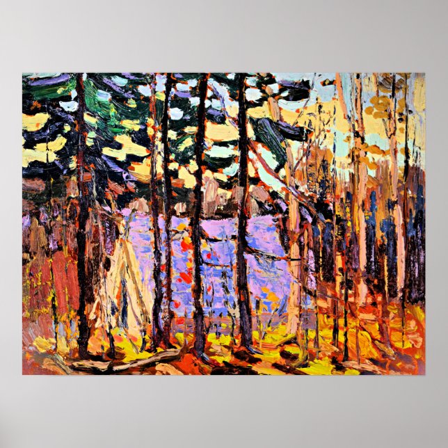 Poster Camp d'artistes, Canoe Lake (Devant)