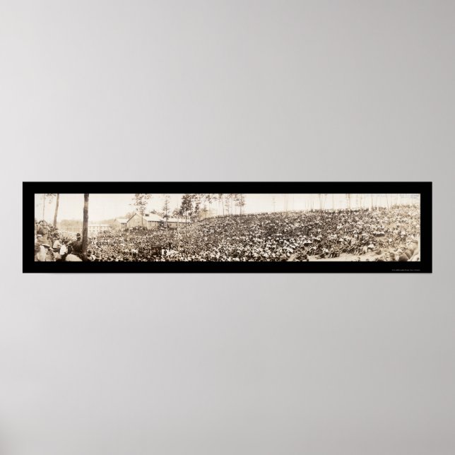 Poster Camp Devens MA Photo 1918 (Devant)