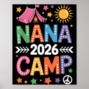 Poster Camp Nana 2026 Vacances Familiales Équipe de Campi