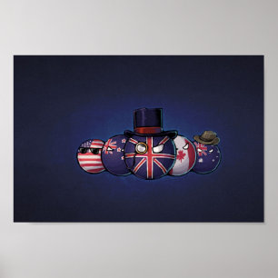 Poster Campagne anglo-saxonne