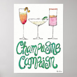Poster Campagne Champagne Imprimer