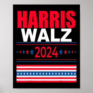 Poster Campagne de Président de WAlzheimer 2024 Kamala et