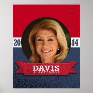 POSTER CAMPAGNE DE WENDY DAVIS