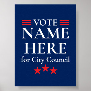 Poster Campagne Électorale Personnalisée