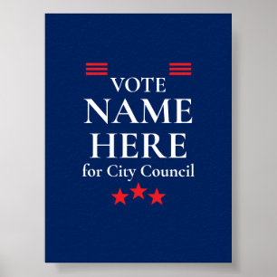 Poster Campagne Électorale Personnalisée