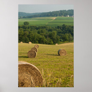 Poster Campagne Hay Bales