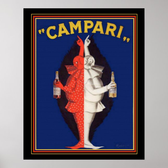 Poster 'Campari' 1921 Annonce de Leonetto Cappiello - 16x (Devant)