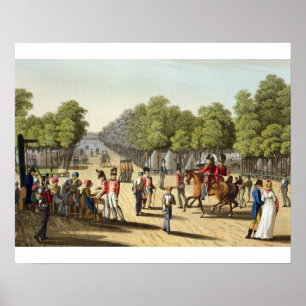 Poster Campement de l'armée britannique dans Bois de Boul