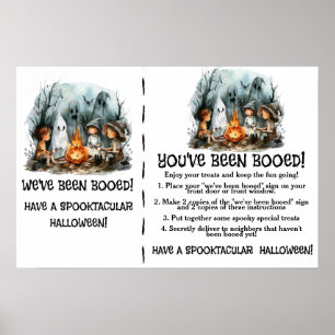 Poster Campfire Boo Crew – Un jeu d'Halloween