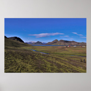 Poster Camping Alftavatn