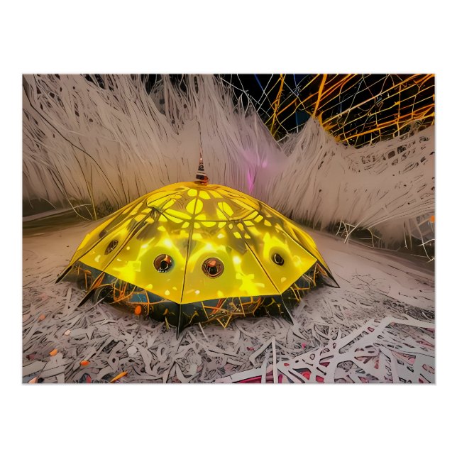 Poster Camping dans d'autres dimensions (Devant)