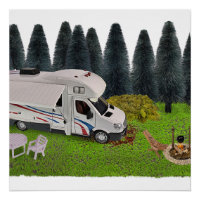 Camping RV dans le Camping Forêt