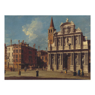 Poster Campo de Santa Maria Zobenigo par Canaletto