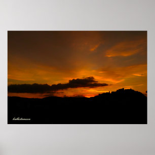 Poster Campobasso, un tramonto!