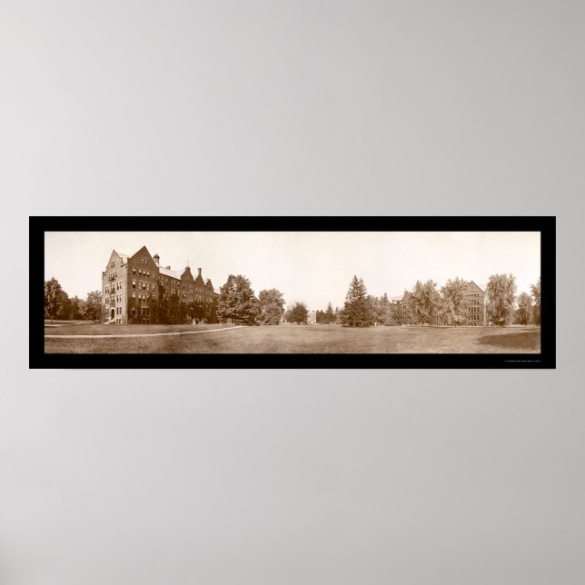 Poster Campus Vassar College Photo 1912 (Devant)
