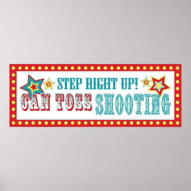 Poster Can Tooth Signer Carnaval Cirque Anniversaire BL (Devant)