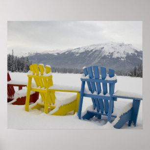Poster Canada, Alberta, Jasper, Parc national de Jasper.