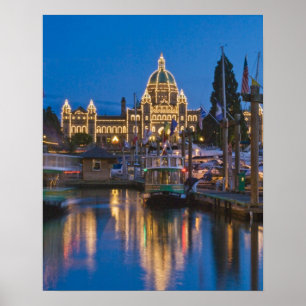 Poster Canada, Colombie-Britannique, Victoria, Intérieur