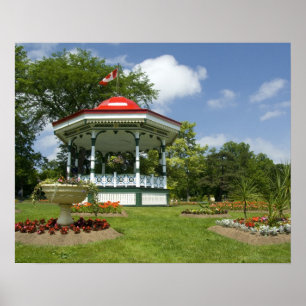 Poster Canada, Nouvelle-Écosse, Halifax, Jardins publics.