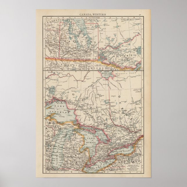 Poster Canada Ouest (Devant)