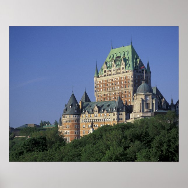 Poster Canada, Québec. Château Frontenac. (Devant)