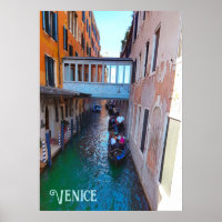 Canal de Venise Gondolas Couvert Skywalk Palazzos