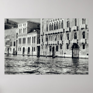 Poster Canal de Venise Voie navigable Italie Bâtiment noi
