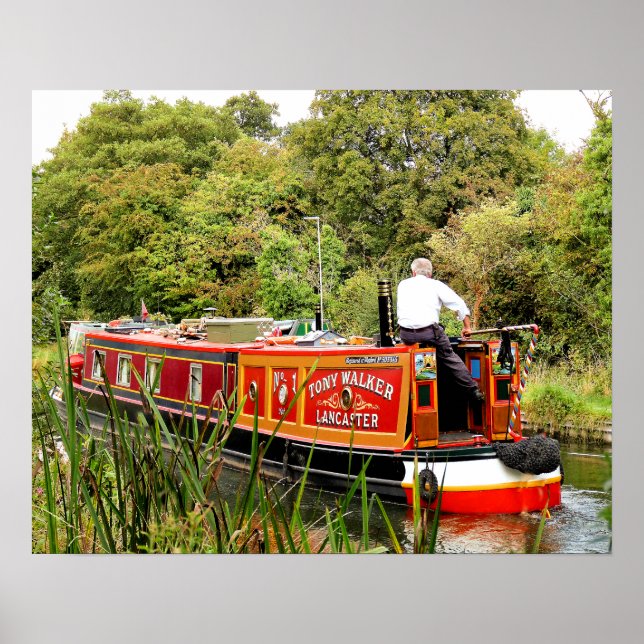 POSTER CANAL NARROWBOATS (Devant)